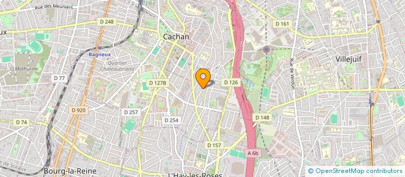 localisation de l'entreprise JH EXPERT à CACHAN