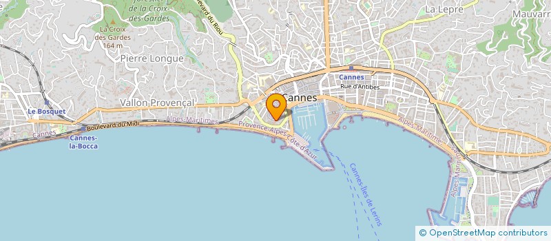 localisation de l'entreprise JH GUTTI & CO à CANNES