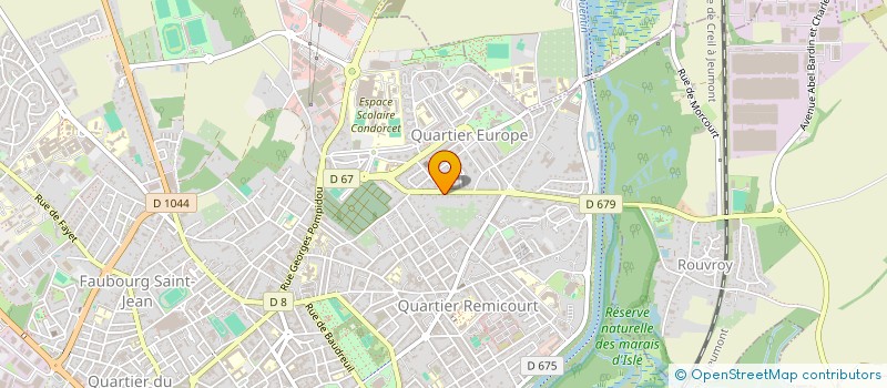 localisation de l'entreprise JH HOLDING  SAINT-QUENTIN