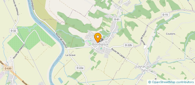 localisation de l'entreprise JH IMMO  BONDIGOUX