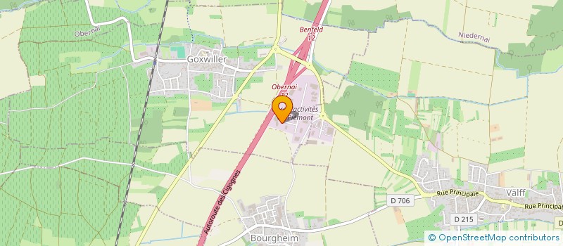 localisation de l'entreprise JH IMMO  GOXWILLER