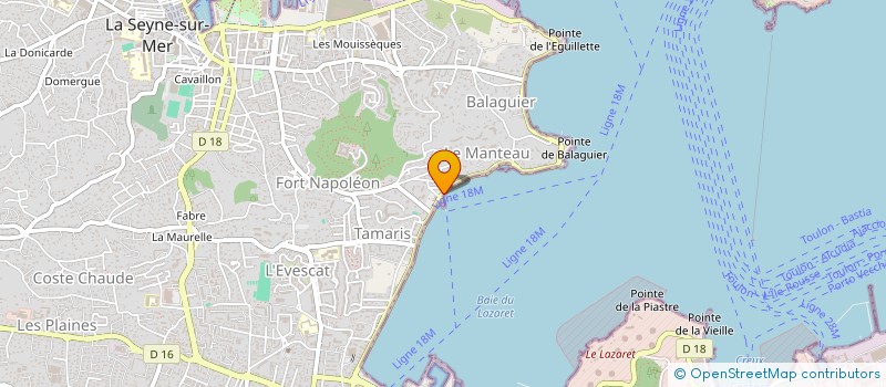 localisation de l'entreprise JH IMMOB à LA SEYNE-SUR-MER