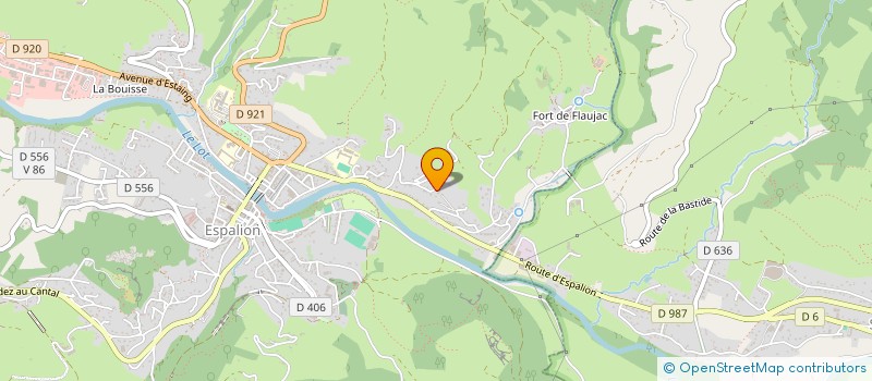 localisation de l'entreprise JH INVEST  ESPALION