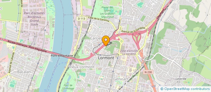 localisation de l'entreprise JH INVEST  LORMONT