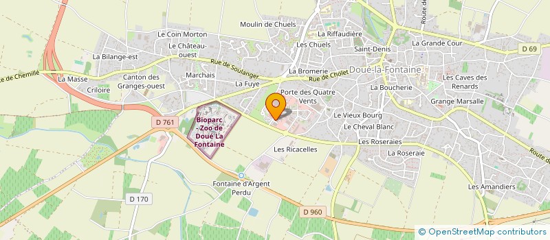 localisation de l'entreprise JH INVEST  DOUE-EN-ANJOU