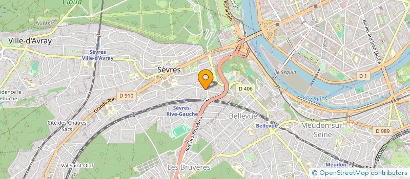localisation de l'entreprise JH NEXT à SEVRES