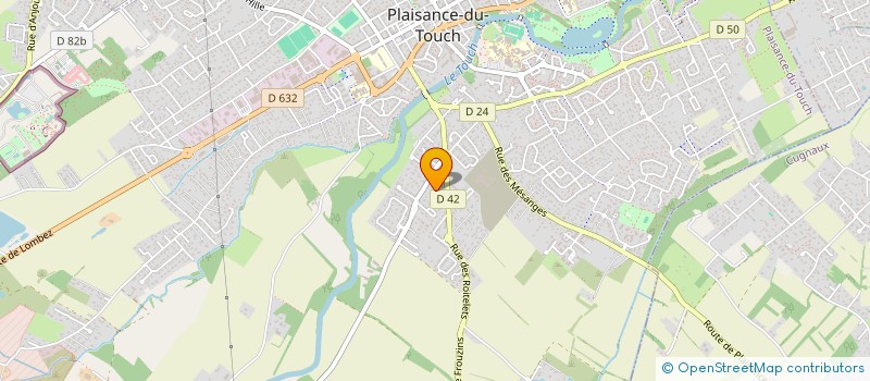 localisation de l'entreprise JH PLATRERIE à PLAISANCE-DU-TOUCH