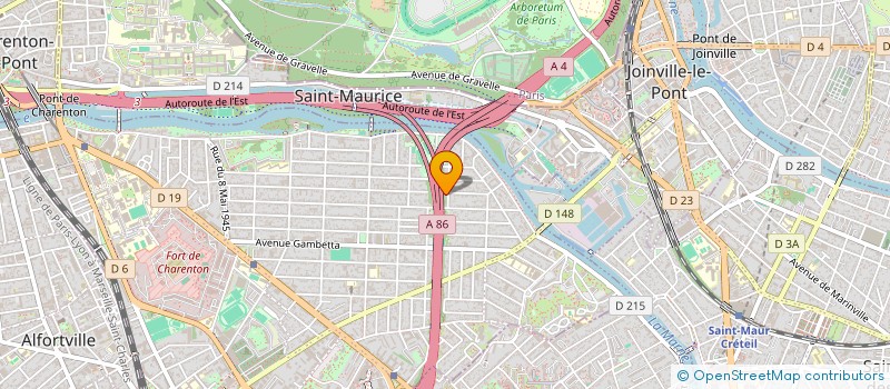 localisation de l'entreprise JH-PROD à MAISONS-ALFORT