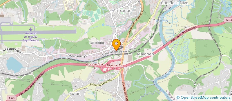 localisation de l'entreprise JH PROMOTIONS à ANGLET
