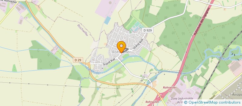 localisation de l'entreprise JH RENOV à ROHRWILLER