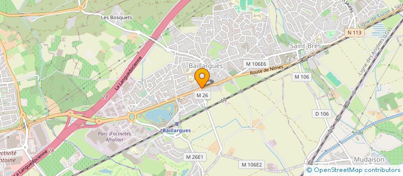 localisation de l'entreprise JH REVETEMENT à BAILLARGUES