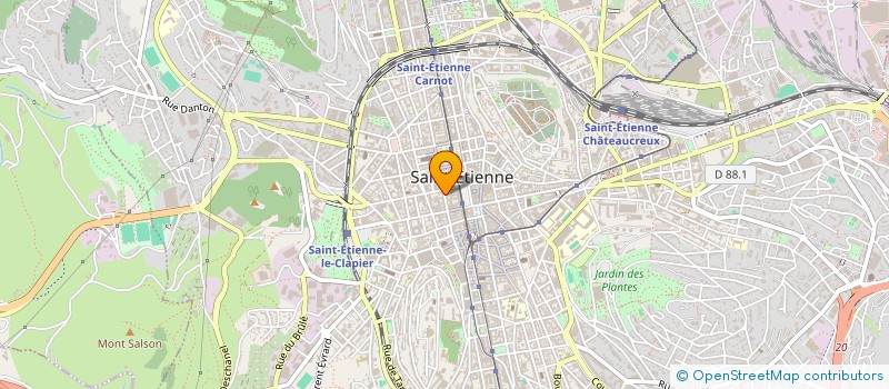 localisation de l'entreprise JH-SITES  SAINT-ETIENNE