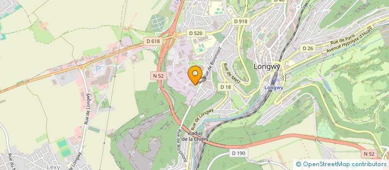 localisation de l'entreprise JH VEHICULES à LONGWY