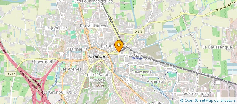 localisation de l'entreprise JHA  ORANGE