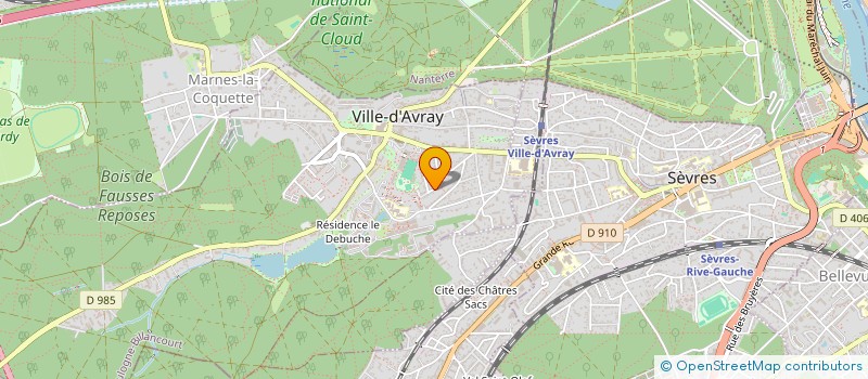 localisation de l'entreprise JHA INVEST  VILLE-D'AVRAY