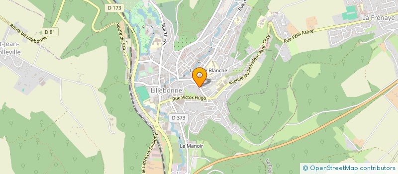 localisation de l'entreprise JHAD  LILLEBONNE