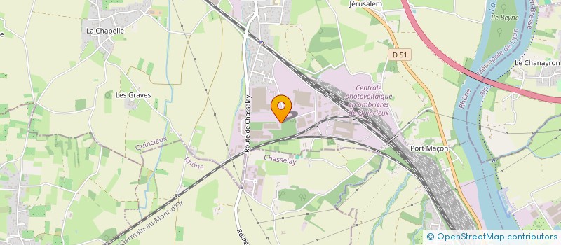 localisation de l'entreprise JHAFA  QUINCIEUX