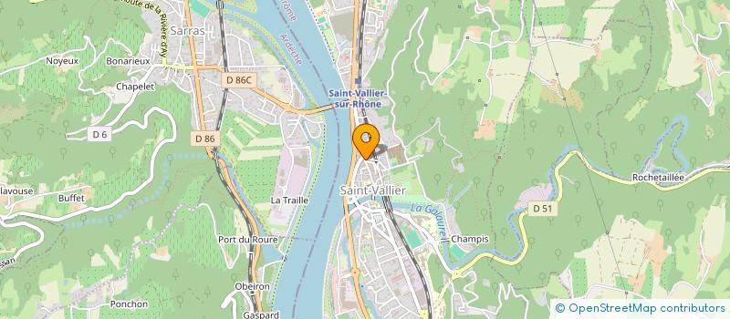 localisation de l'entreprise JHANJA  SAINT-VALLIER