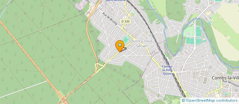 localisation de l'entreprise JHB  QUINCY-SOUS-SENART