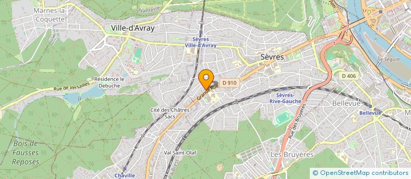 localisation de l'entreprise JHB PREVENTION à SEVRES