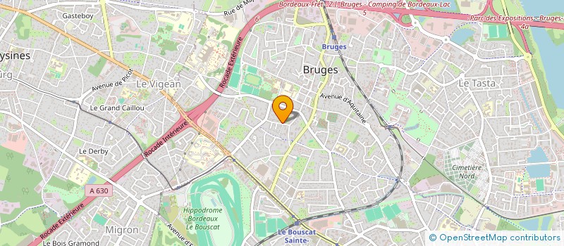 localisation de l'entreprise JHC  BRUGES