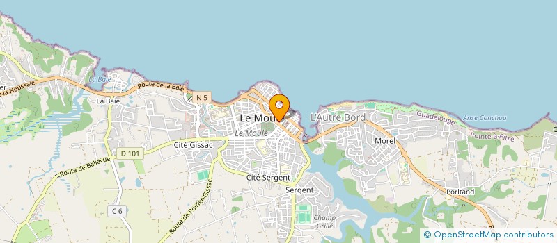 localisation de l'entreprise JHC à LE MOULE