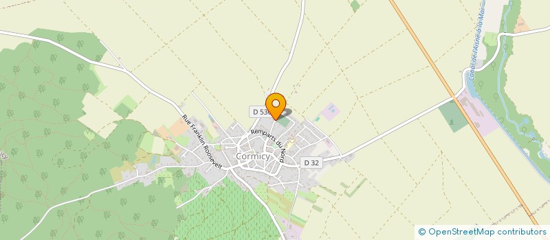 localisation de l'entreprise JHC FINANCE  CORMICY