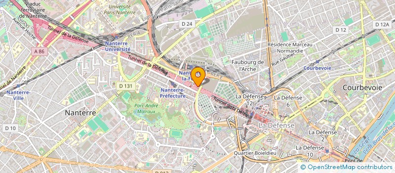 localisation de l'entreprise JHC PATRIMOINE  NANTERRE