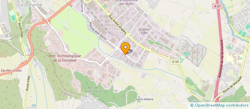 localisation de l'entreprise JHCM à AIX-EN-PROVENCE