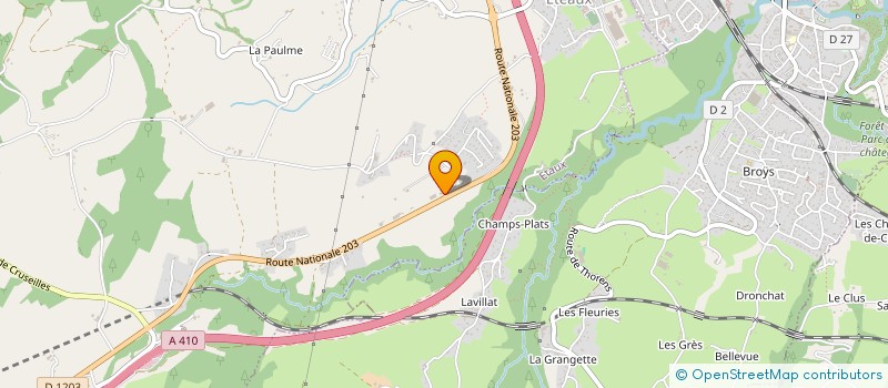 localisation de l'entreprise JHD  ETAUX