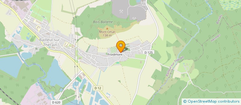 localisation de l'entreprise JHDM  BAILLEUL-SUR-THERAIN