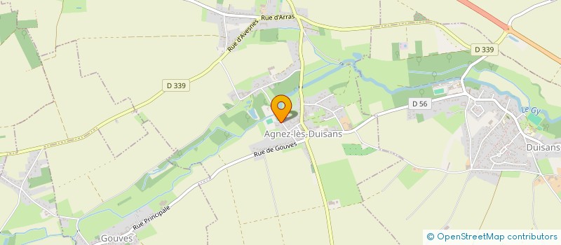 localisation de l'entreprise JHECA  AGNEZ-LES-DUISANS