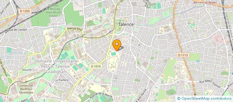 localisation de l'entreprise JHELENA  TALENCE