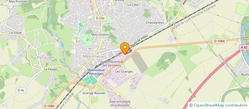 localisation de l'entreprise JHELENE à MEXIMIEUX