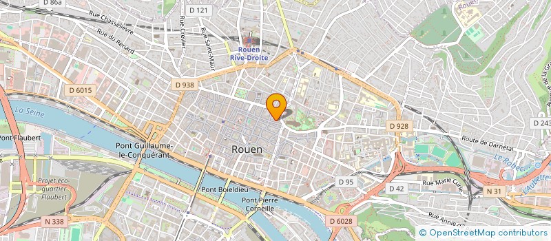 localisation de l'entreprise JHF à ROUEN