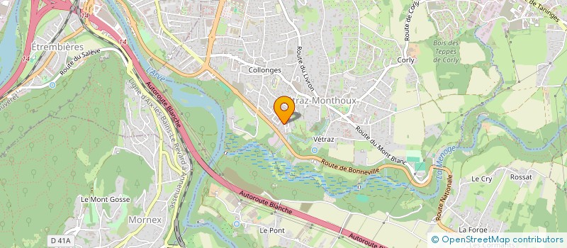 localisation de l'entreprise JHG  VETRAZ-MONTHOUX