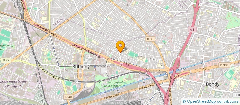 localisation de l'entreprise JHIS COIFFURE  BOBIGNY