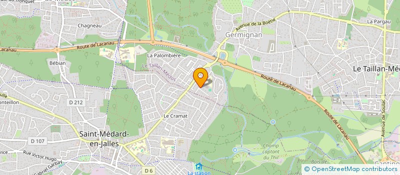 localisation de l'entreprise JHISTATHRAN  LE TAILLAN-MEDOC