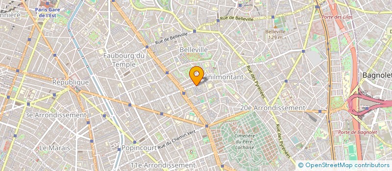 localisation de l'entreprise JHJ 26  PARIS