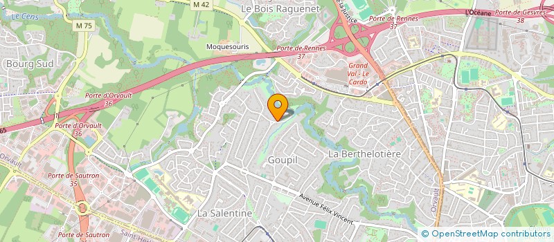 localisation de l'entreprise JHJ HOLDING à ORVAULT