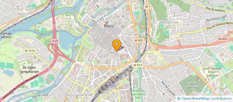 localisation de l'entreprise JHJO  METZ