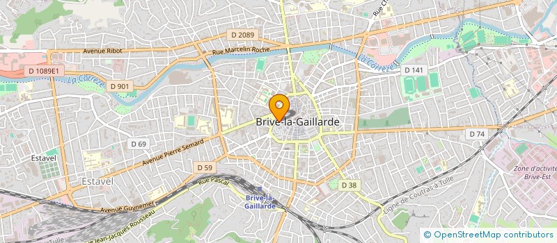 localisation de l'entreprise JHJR  BRIVE-LA-GAILLARDE