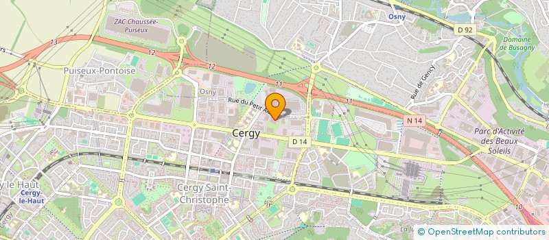 localisation de l'entreprise JHK DEVELOPPEMENT à CERGY