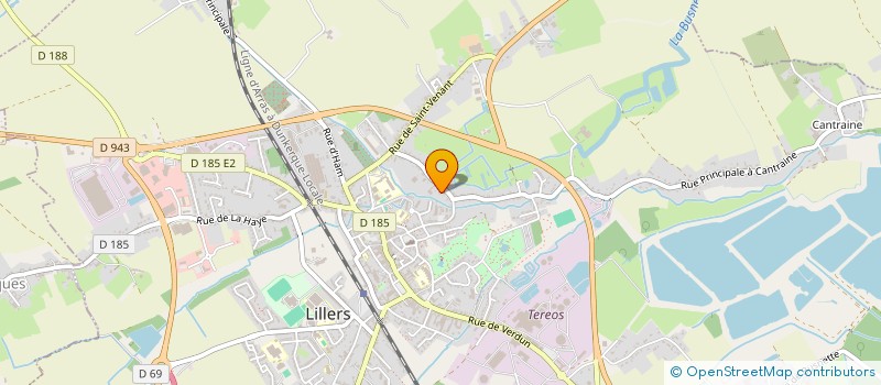 localisation de l'entreprise JHL à LILLERS