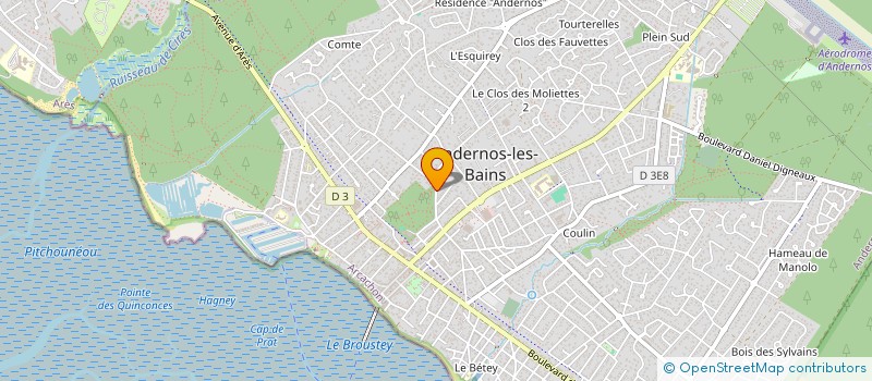 localisation de l'entreprise JHL IMMO  ANDERNOS-LES-BAINS