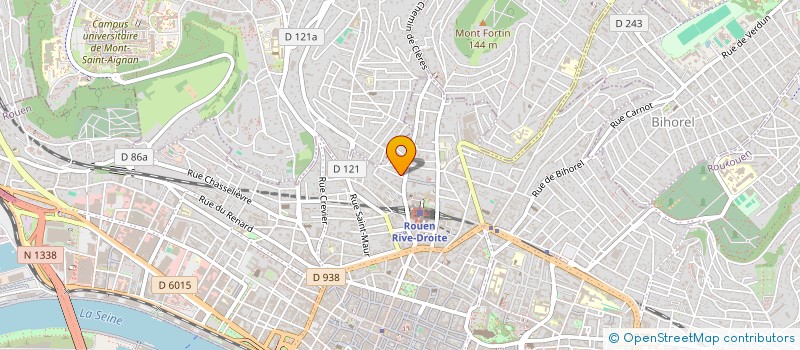 localisation de l'entreprise JHL LEGENDRE à ROUEN