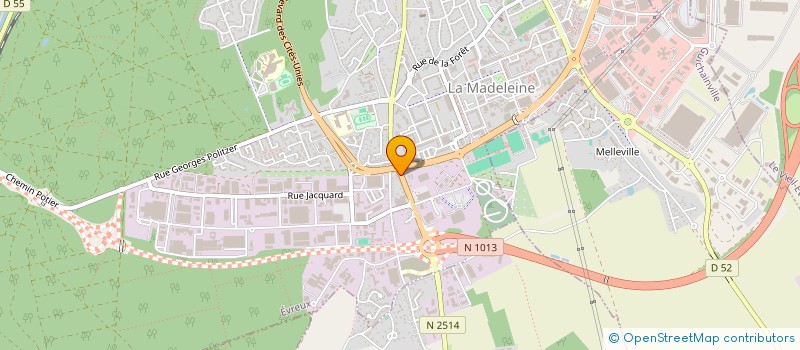localisation de l'entreprise JHM CONCEPT à EVREUX