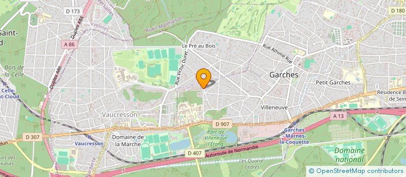 localisation de l'entreprise JHM FAMILIA à GARCHES