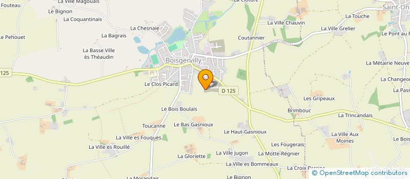 localisation de l'entreprise JHM IMMO  BOISGERVILLY