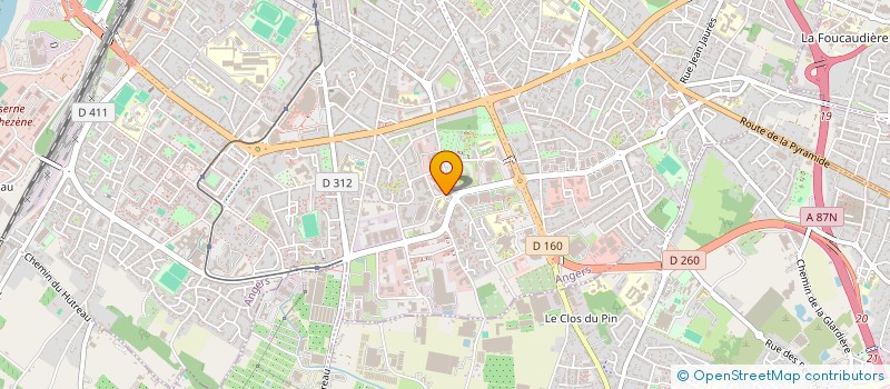 localisation de l'entreprise JHM IMMOBILIER à ANGERS